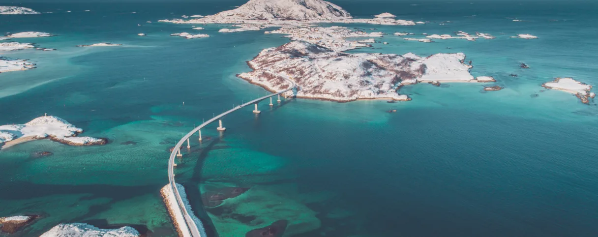 Sommaroy bridge Tromso Sommaroy Arctic Hotel Tromso